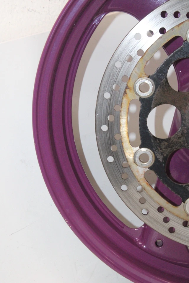 89-96 SUZUKI GS500E OEM FRONT WHEEL RIM - Image 4 of 4