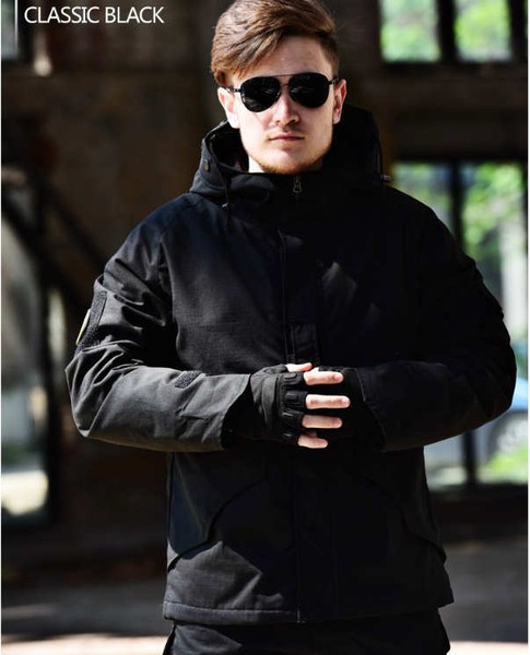 Chaqueta estilo ejercito de buena calidad negra G8 BK S envio   24/48h