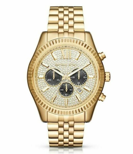 Michael Kors Womens Watch 37mm MOP Chronograph Date MK-5020  display picture 1