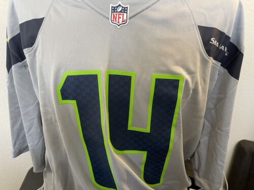 NIKE SEAHAWKS METCALF ALTERNATE GREY GAME JERSEY 67NM-SSGA-78F-2KD MEN 3XL $130 - Picture 2 of 6