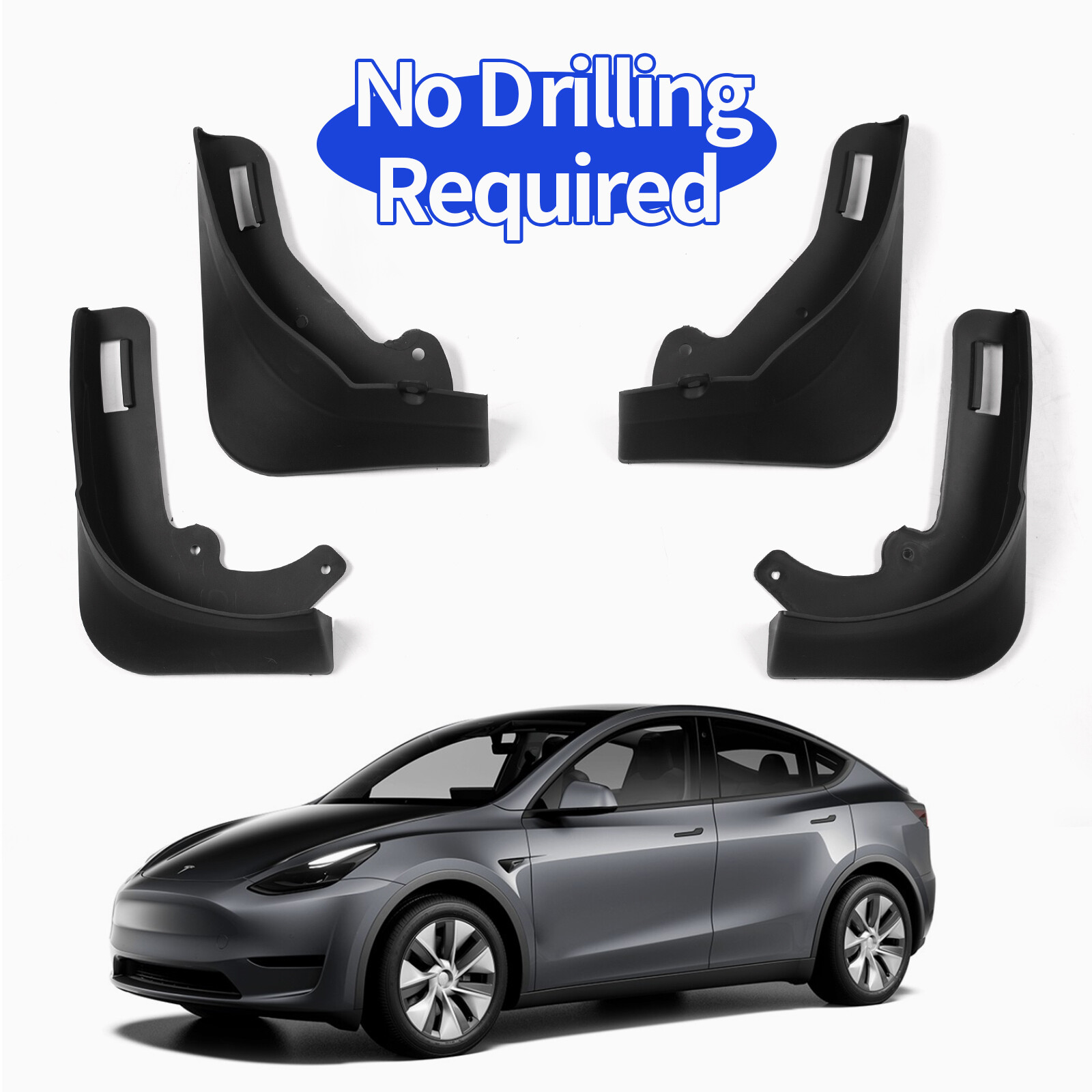 Fit Tesla Model Y Mud Flaps Fenders Splash Guards For Model Y