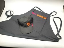 Official DUNKIN DONUTS Employee Uniform Apron...