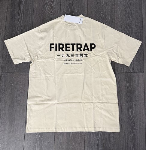 Firetrap Mens Logo T Shirt Size Medium New With Tags RRP £30, 100% Cotton - Picture 4 of 6