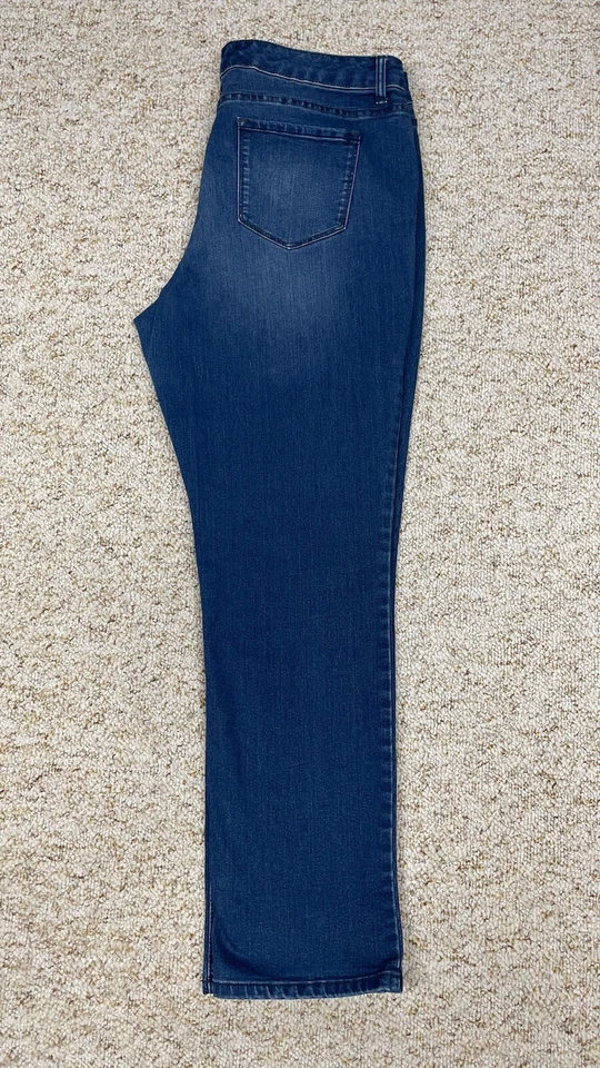 Code Bleu Jeans Women's sz 10 Chelsea Classis Straight Stretch High Rise (36x31) - Image 2 of 4