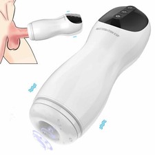 AUTOMATIC Electric Male Penis Enlarger Pump Sleeve Enhancer Trainer Cup VOICE