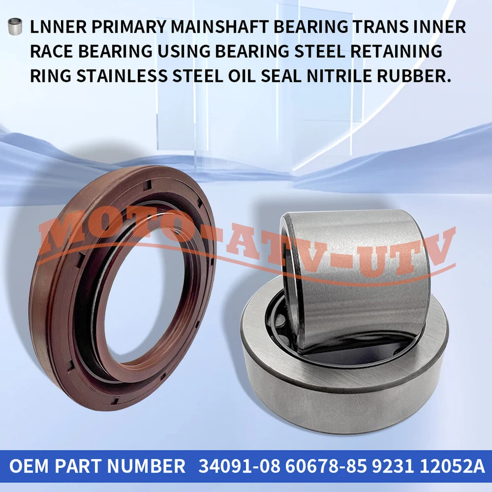 Inner Primary Mainshaft Bearing Seal Kit for Harley Softail Road King #1120-0281 Foto 2 de 4
