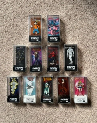 NYCC 2022 FIGPIN COMPLETE SET OF 11 DEADPOOL YAMI YUGI SAILOR MOON EXCLUSIVE NEW