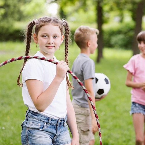 Multicolour Children Adults Hula Hoop Durable Indoor Outdoor Fitness Kids Hoola - Picture 8 of 12