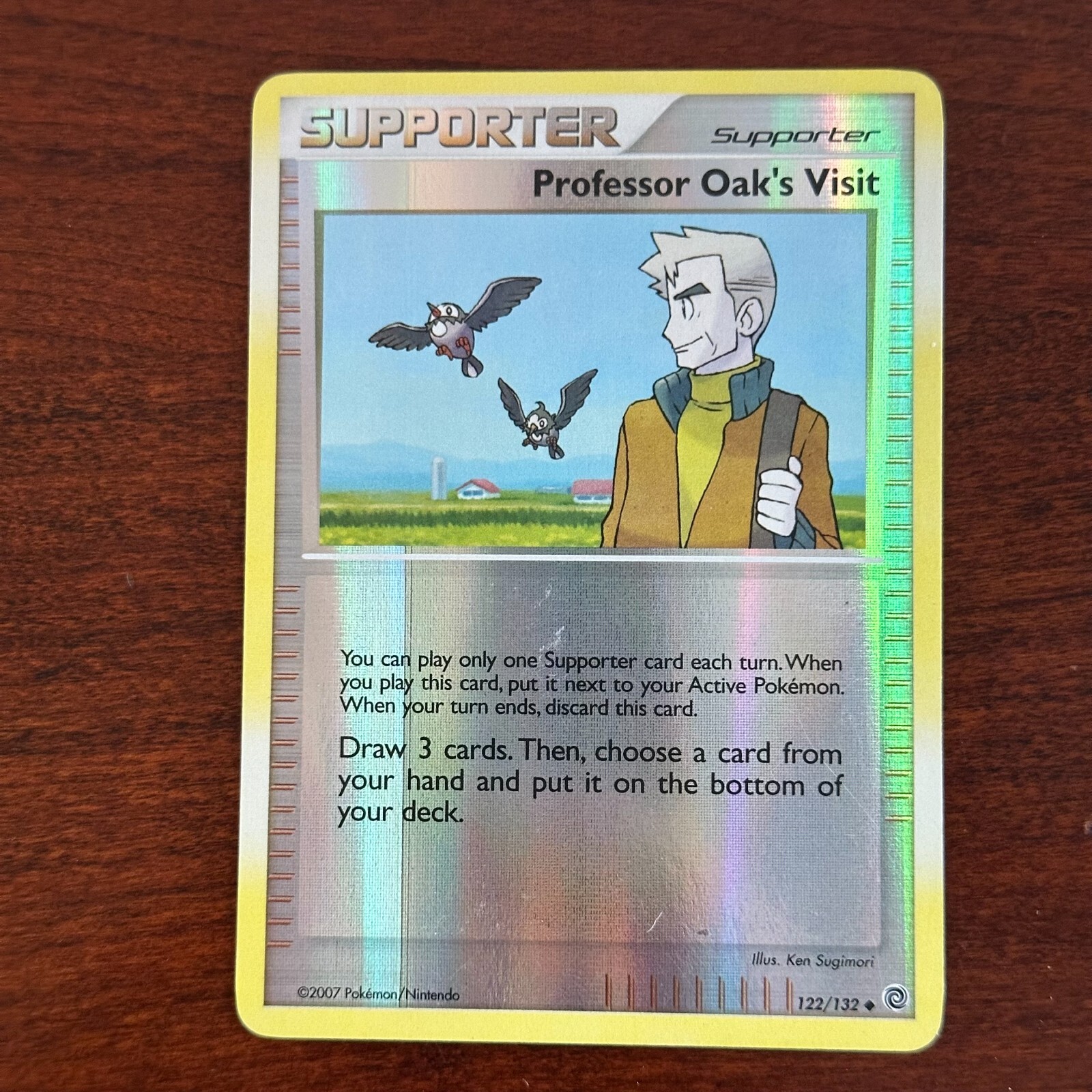 Professor Oak's Visit 122/132 Reverse Holo Uncommon Secret Wonders Pokemon Card