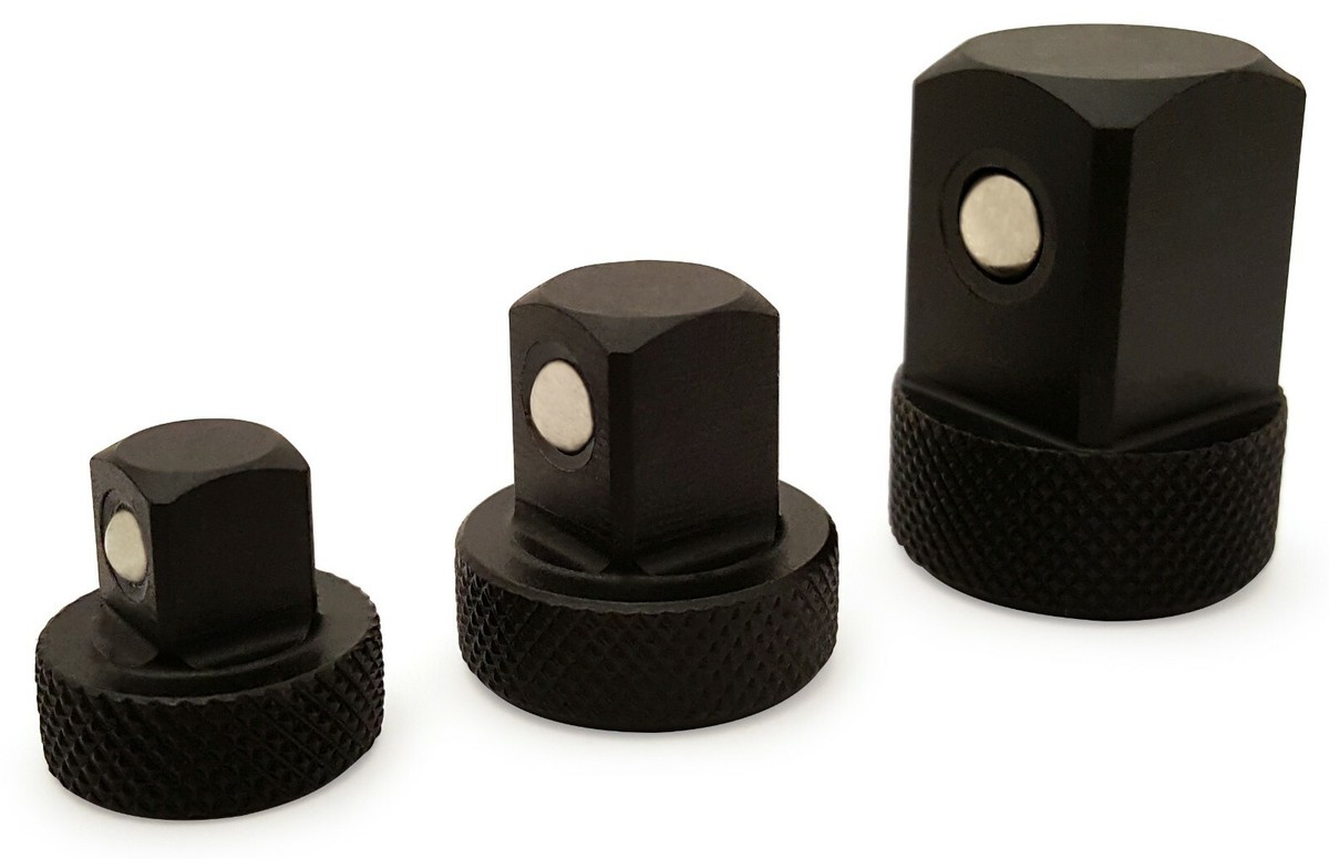 Titan 30936 Low Profile Impact Adapter Set - 3 Pieces, Chrome-Moly