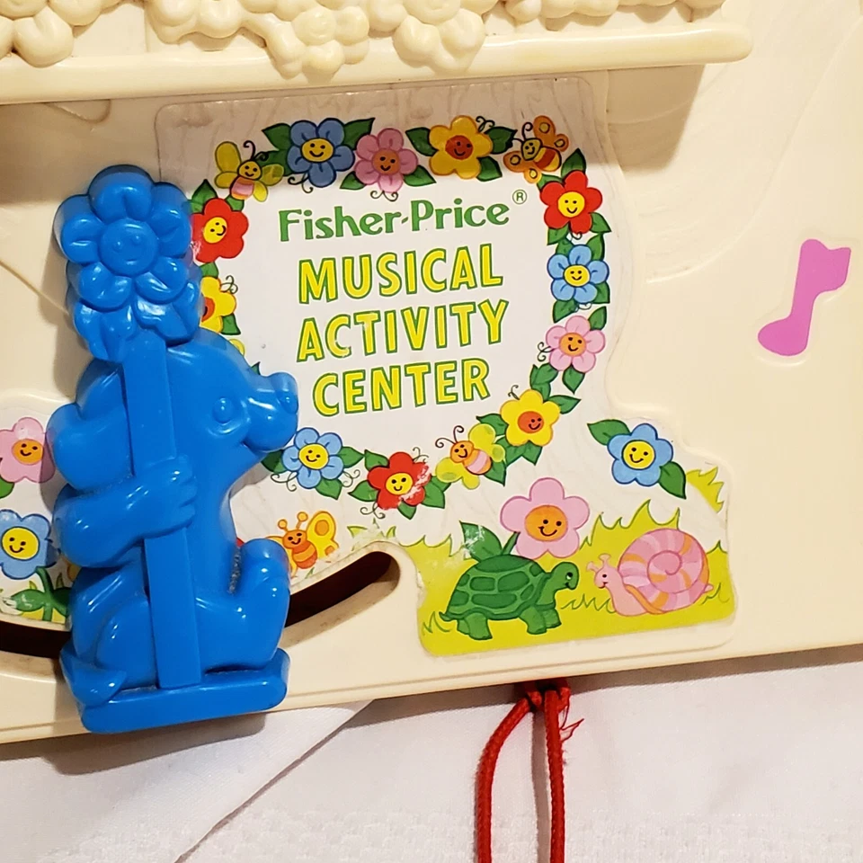 Vintage Crib Accessories Toys Fisher Price Sesame Street Lot Of 3  Musical  — 第 4/4 张图片