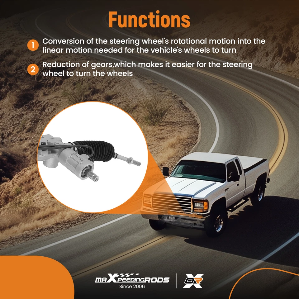 Power Steering Rack & Pinion for BMW 325i 323i 328i 330i 325Ci 330Ci E46 99-06 - Изображение 2 из 4