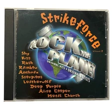 Strike Force Rock The Planet Volume 2 CD Original Hits Various Artists Metal