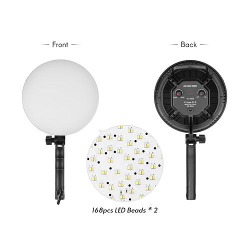 3200K-5500K Bi-color Photography LED Softbox Lighting Kit 2x 80W Dimmable LE GS0 - Picture 8 of 10