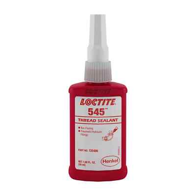 135486 Loctite Thread Sealant, # 545 thread sealant, For hydraulic & pneumatic