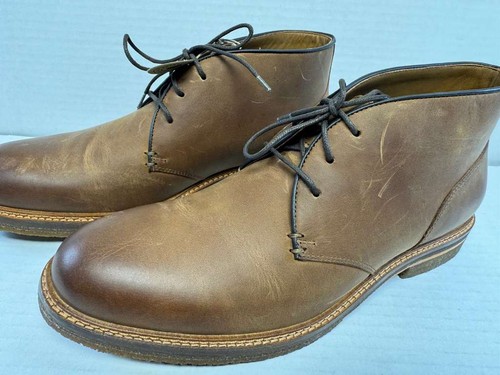Johnston & Murphy Calder Chukka braun geöltes Wildleder - Größe 11,5M (Lederabnutzungsspuren c - Bild 2 von 6