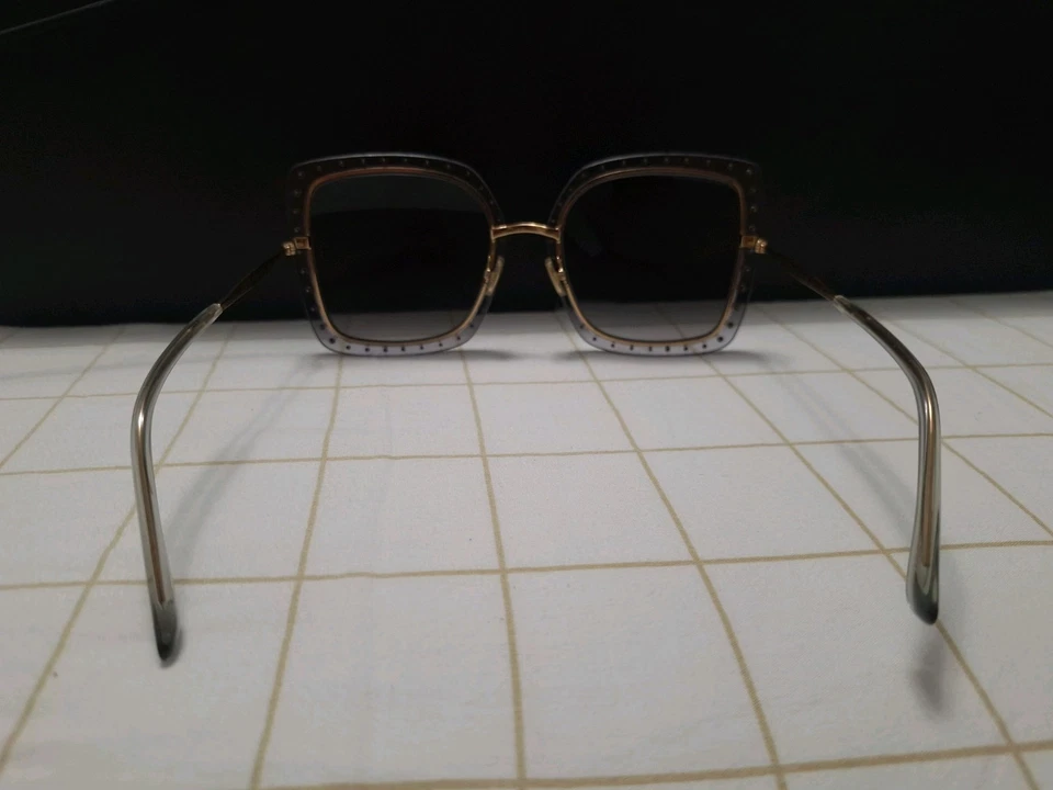 Jimmy Choo Women Sunglasses Palladium Lilac Violet Square DANY/S KTS NEW - Image 4 of 4