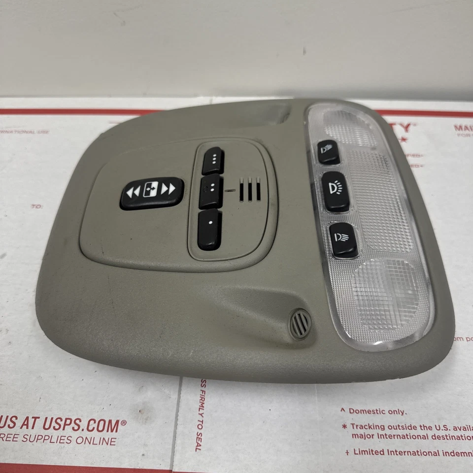 Luces interiores interruptor de ventilación techo corredizo consola superior OEM Jaguar X-Type 2001-2008 Foto 3 de 4