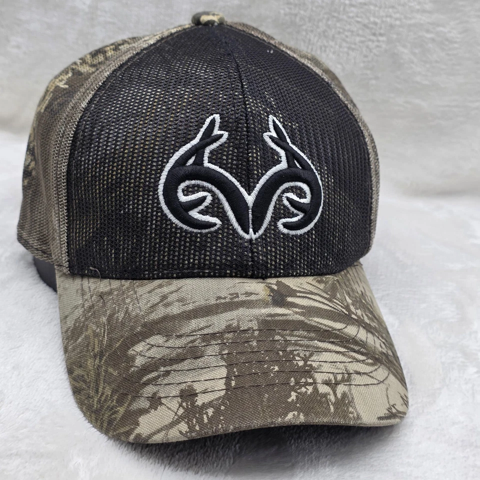 Sombrero Realtree Gorra Correa Trasera Camuflaje Malla Camionero Bordado Para Hombres Aire Libre Caza Peces Foto 2 de 4