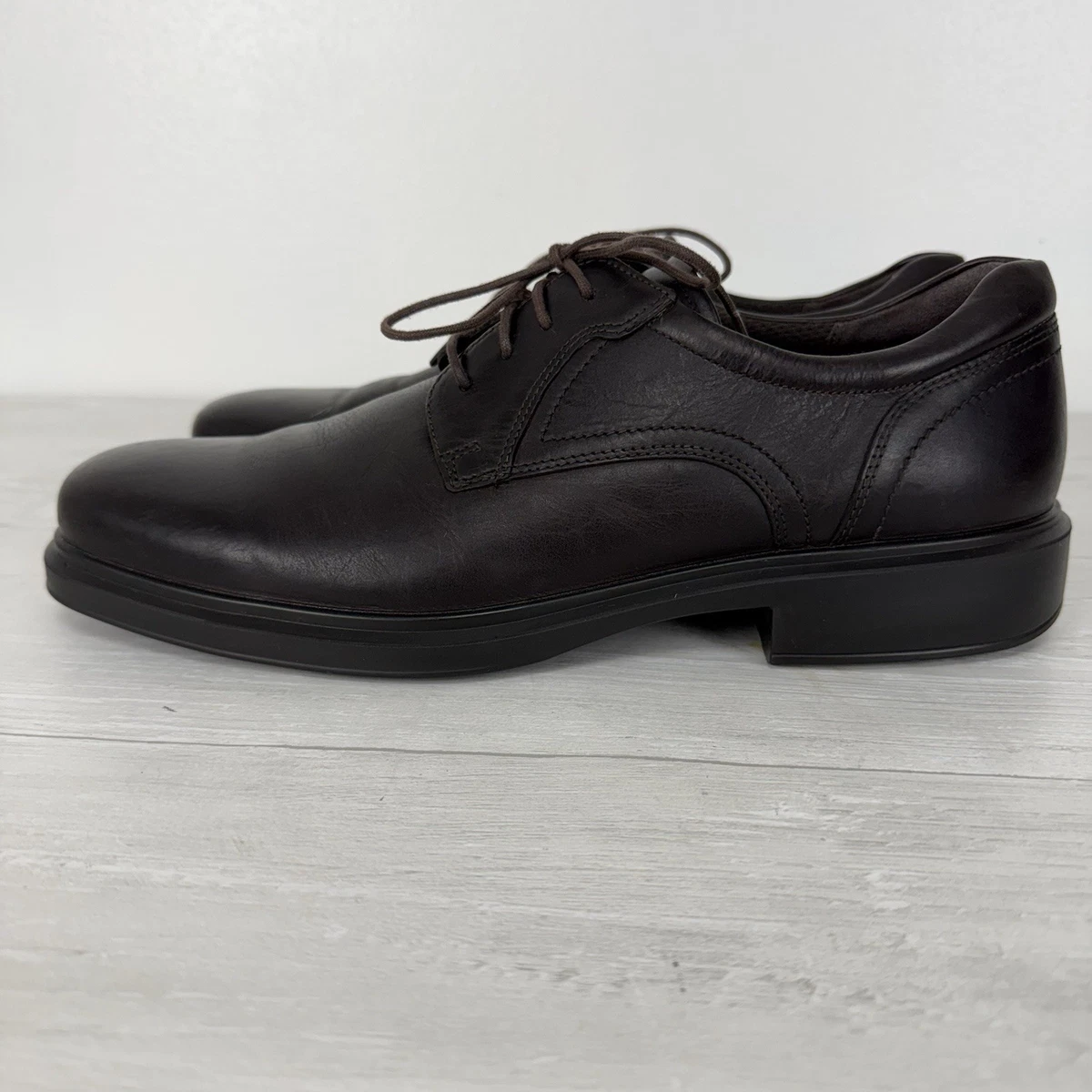 ECCO Helsinki 2 Mink Mens Dress Derby EU 44 US 10-10.5 New In Box ECCO - Brandclub - ECCO Helsinki 2.0 Bike Toe Tie, Mink, 12-12.5 main image 2