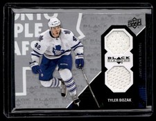 2011-12 Upper Deck Black Diamond Dual Jerseys Tyler Bozak Toronto Maple Leafs