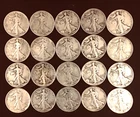 LOT #1011   ROLL OF 20 WALKING LIBERTY HALF DOLLARS