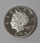 NORFED 2004 $20 LIBERTY 1 TROY OZ .999 FINE SILVER - SMALL RIM DING