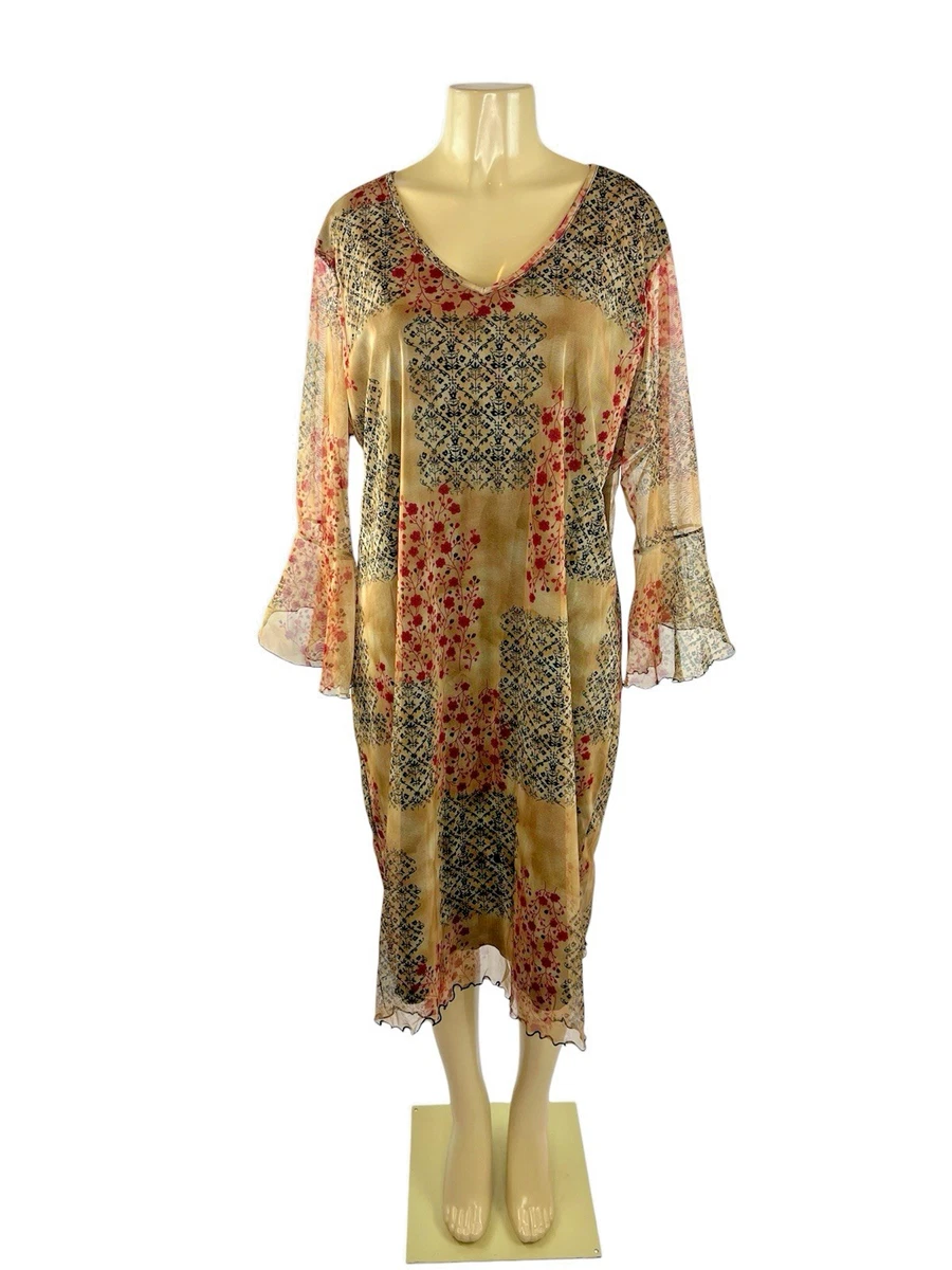 jersey dress 90s plus size Plus Size - TRU Super Soft Performance Jersey 2fer Dress