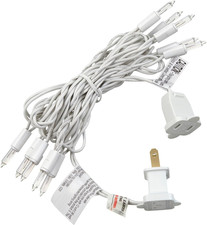 Mini Christmas Lights String Warm White Vintage Short Strand String Lights, Clea