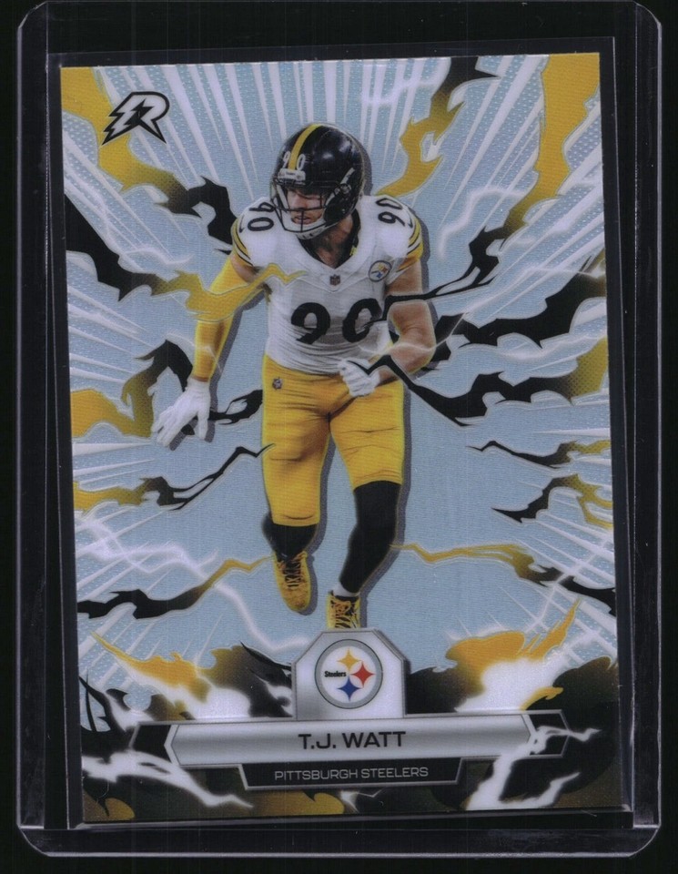 2025 Topps Resurgence T.J. Watt #85 Refractor Pittsburgh Steelers