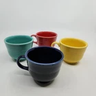 Lot of 4 Fiesta Ware Tea Coffee Cup Mugs Homer Laughlin Set Made in USA