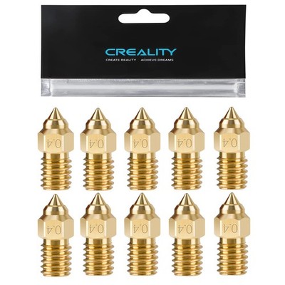 Creality 10 Stück Messing Düsen 0,4mm für Ender 5 S1, 3D Drucker Teile High S...