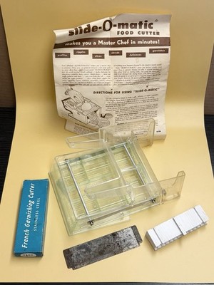 Slide-O-Matic Popeil Bros Vintage Food Cutter late 1950s