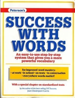 SUCCESS WITH WORDS, 1ST EDITION By Peterson's *Excellent Condition*