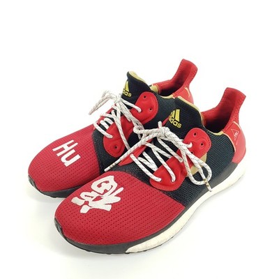 Adidas x Pharrell Williams Solar Hu Glide CNY Trainers Mens EU 45.5 US 11 Red