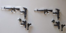 2x Marvel Legends Gamerverse GUN RIFLE GRENADE Fodder  Punisher Nick Fury 2 Pack