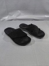Vionic 26Relax Women's Slippers Sz 9 Black Slide Diabetic Orthotic Comfort
