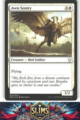 Aven Sentry - Dominaria - MTG - Common - #3 - NM