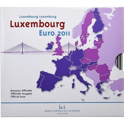 Luxembourg, Henri, Set 1 ct. - 2 Euro, BU, 2011, Utrecht, FDC - Photo 1/2