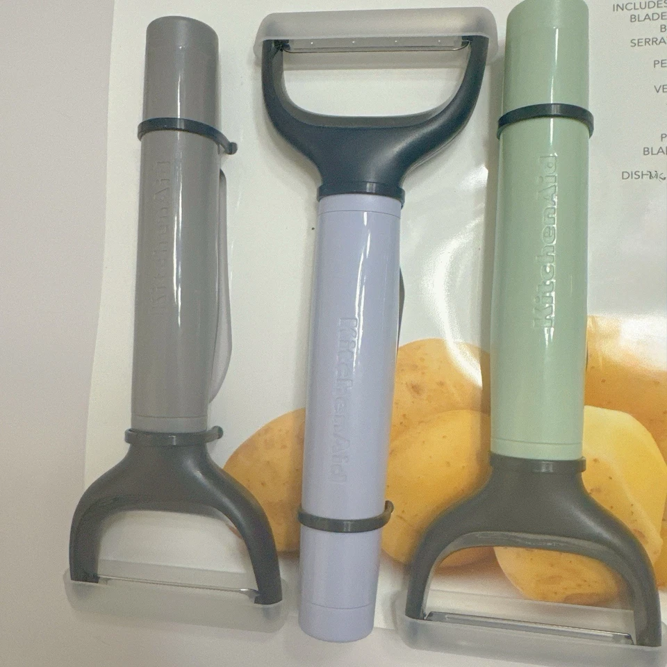 Набор из 3 ножей для нарезки Kitchenaid нержавеющая сталь прямые зазубренные Julienn⚡️БЫСТРО - Изображение 3 из 4