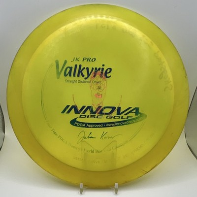 Innova JK Pro Valkyrie Yellow PFN 4 Time World Champion Tournament Stamp 176g 