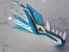 Lego Dragon Upper Jaw and Dragon God Banner Ninjago Blue Ice Dragon Attack 2260