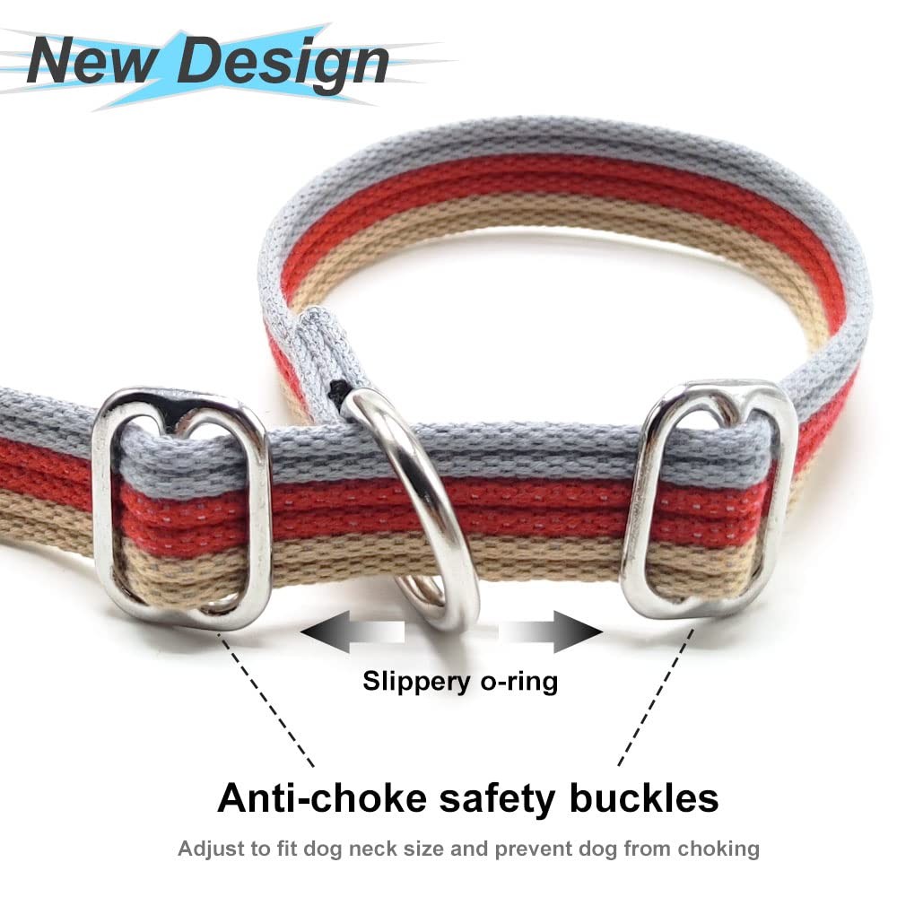 10FT / 15FT / 20FT Anti-Choke Slip Lead Dog Leash, 1” Wide Soft Thick Long Tr...