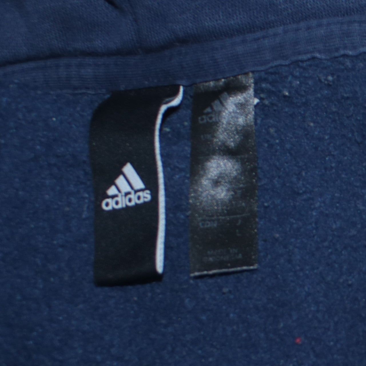 Adidas Blue Hoodie Mens M image 7