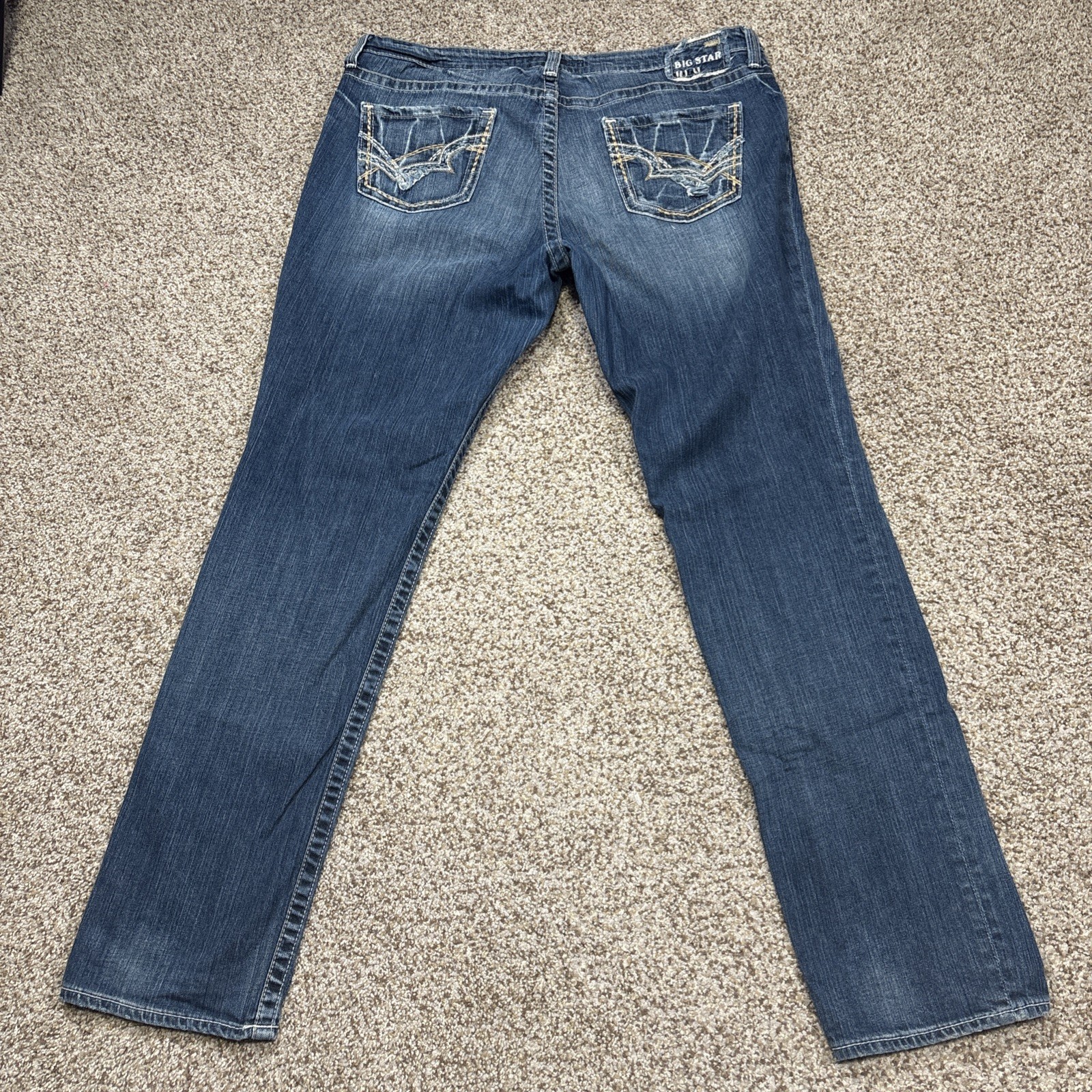 Big Star Maddie Skinny Mid Rise Fit jeans size 36L Fits 37 X 32.5 - View 14