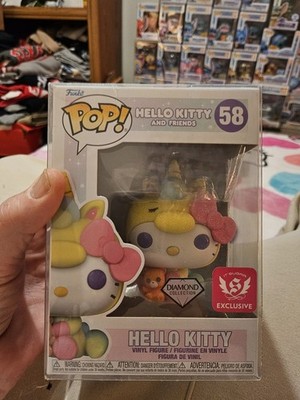 Funko Pop 58 Hello Kitty Diamond Edition (It's Sugar Exclusive)  EXCELLENT COND