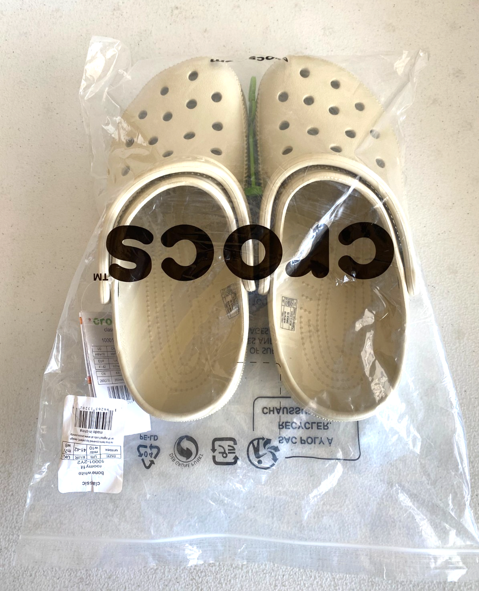 Crocs Classic Clog Unisex Slip On Ultra Light Water-Friendly