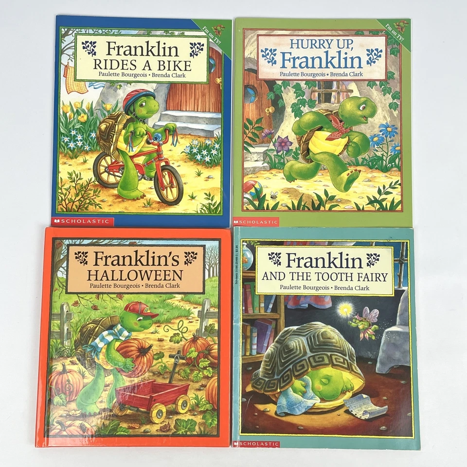 29 Franklin Paperback Books Paulette Bourgeois Scholastic Turtle Homeschool - Image 2 of 4