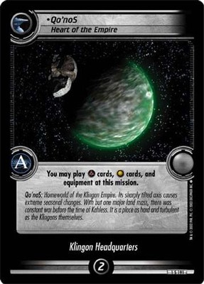 Qo'noS, Heart of the Empire - Second Edition - Star Trek CCG 2E