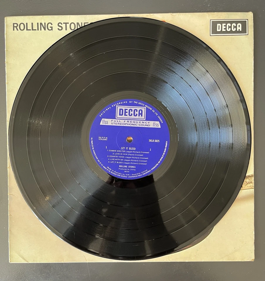 Rolling Stones, Let It Bleed Vinyl, 1969 Australian Release. - Image 3 of 4